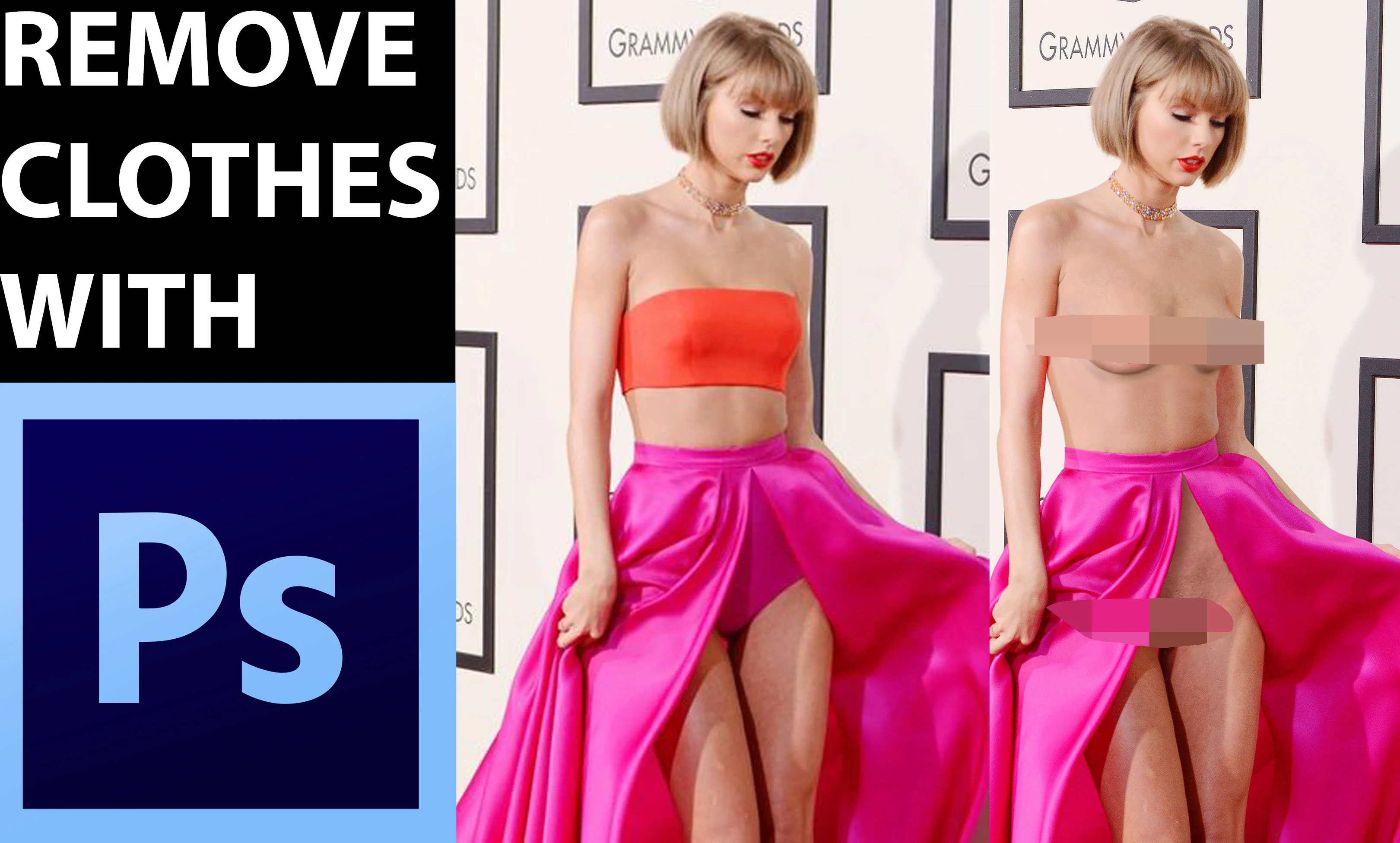 Adobe Photoshop CC Nude Fake (Slideshow)