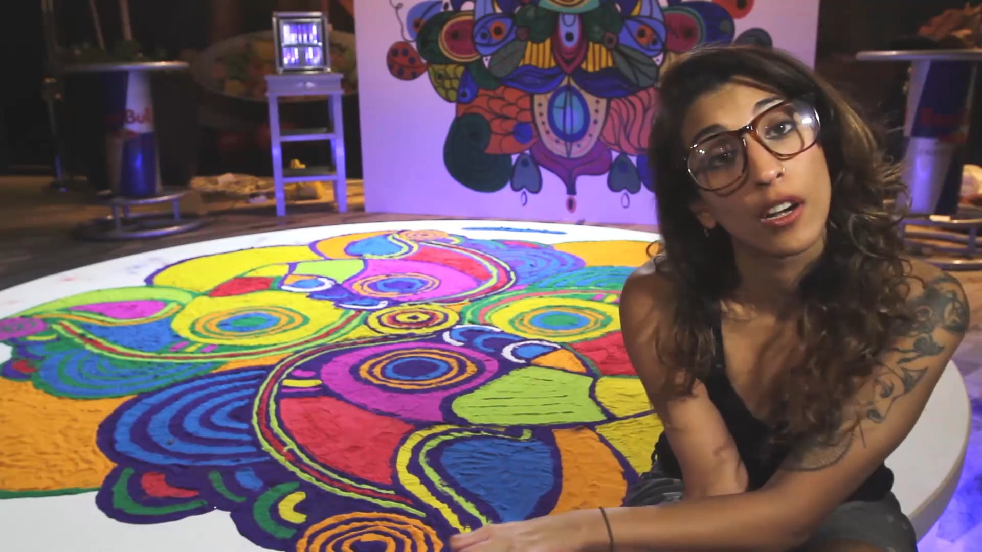 Creating Art With Red Bull