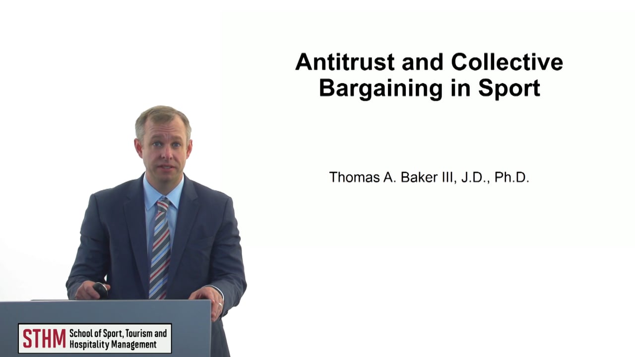 Login to view Antitrust and Collective Bargaining in Sport