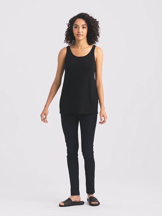 System Lightweight Viscose Jersey Crew Neck Top | EILEEN FISHER System Lightweight Viscose Jersey Crew Neck Top | EILEEN FISHER