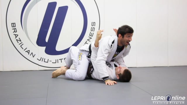 Double Collar Grab Defense and Takedown to Mount