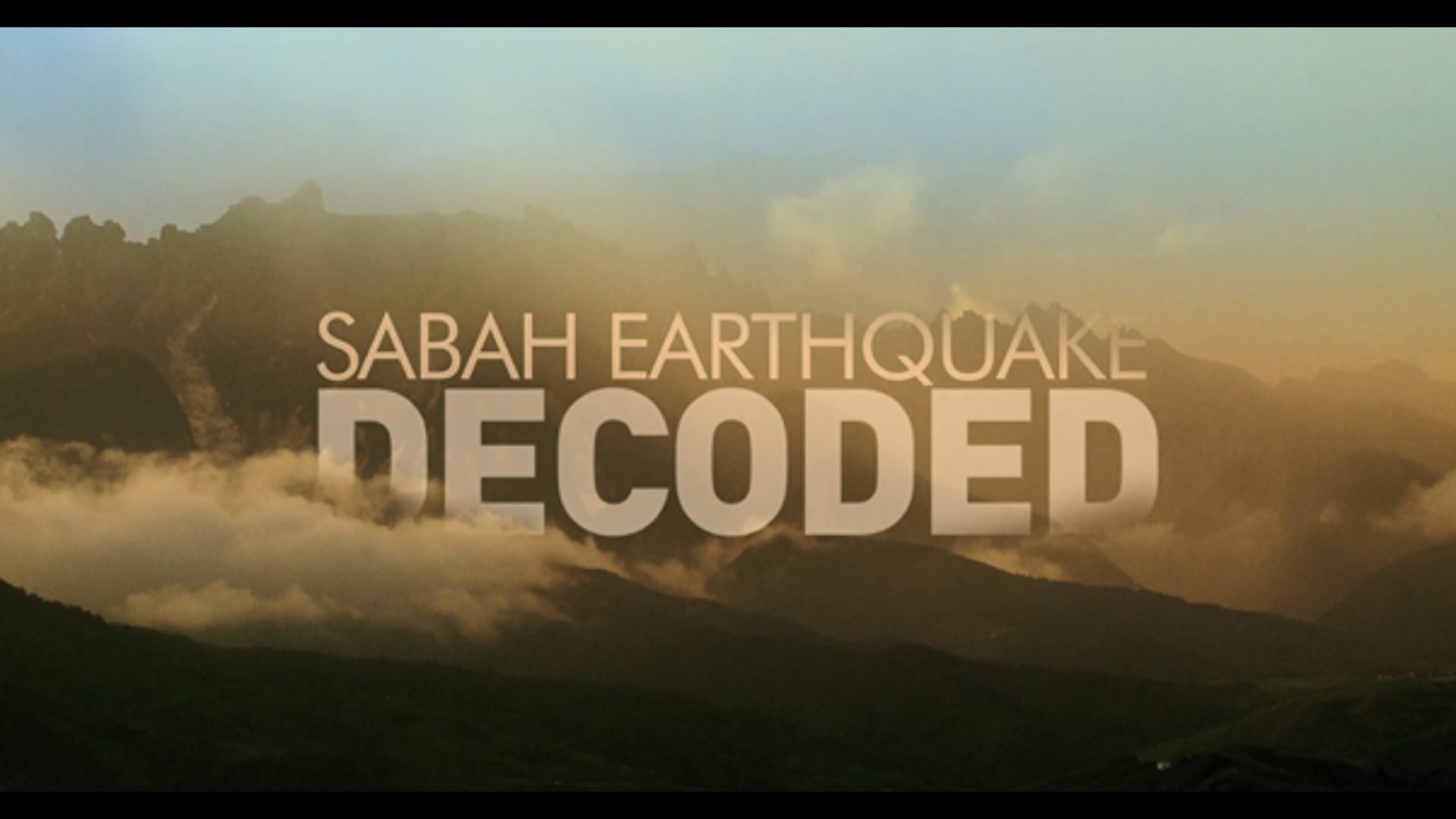 Sabah Earthquake Decoded (2016)
