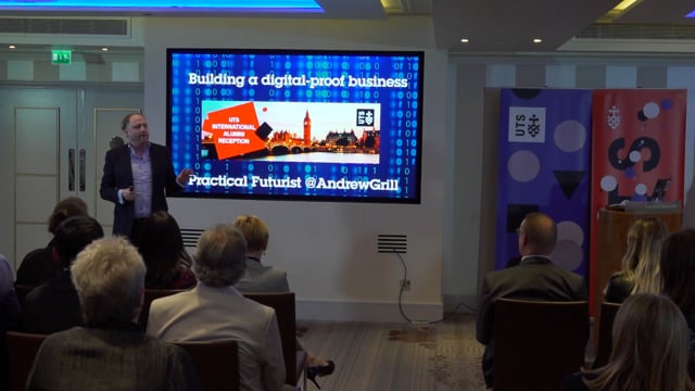 Actionable Futurist Andrew Grill @ UTS Vice-Chancellor Reception - London