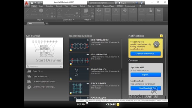 M1A2 - Conhecendo a Interface do AutoCAD Mechanical