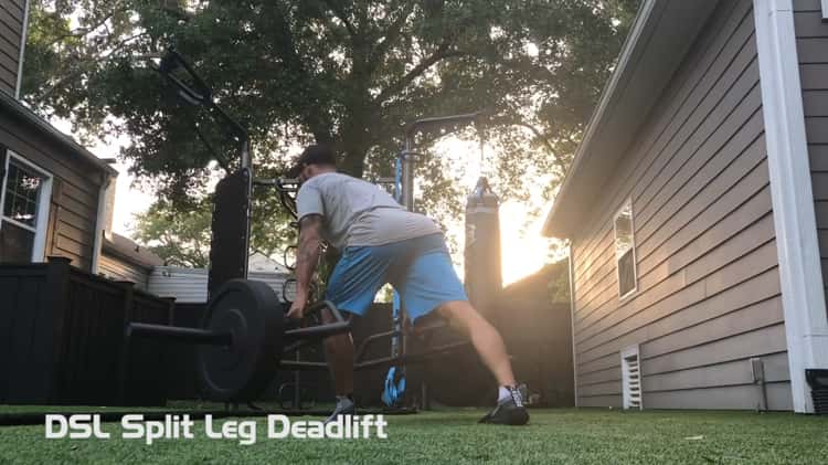 DSL Bar Complex workout with Single Leg Exercises, RDLs, Rows on Vimeo