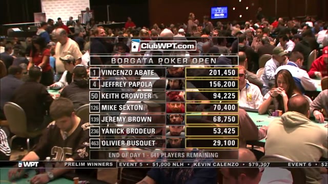 S09 › WPT Borgata Poker Open (Part 1 of 2)