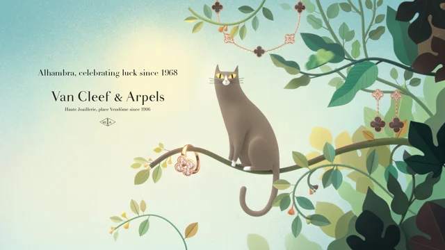 Van Cleef & Arpels - Alhambra - Campaigns and content - Watch & jewelry -  Mazarine Stories