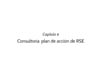 RSE.PIME.Coop / Capítulo 6 / Consultoría: plan de acción de RSE