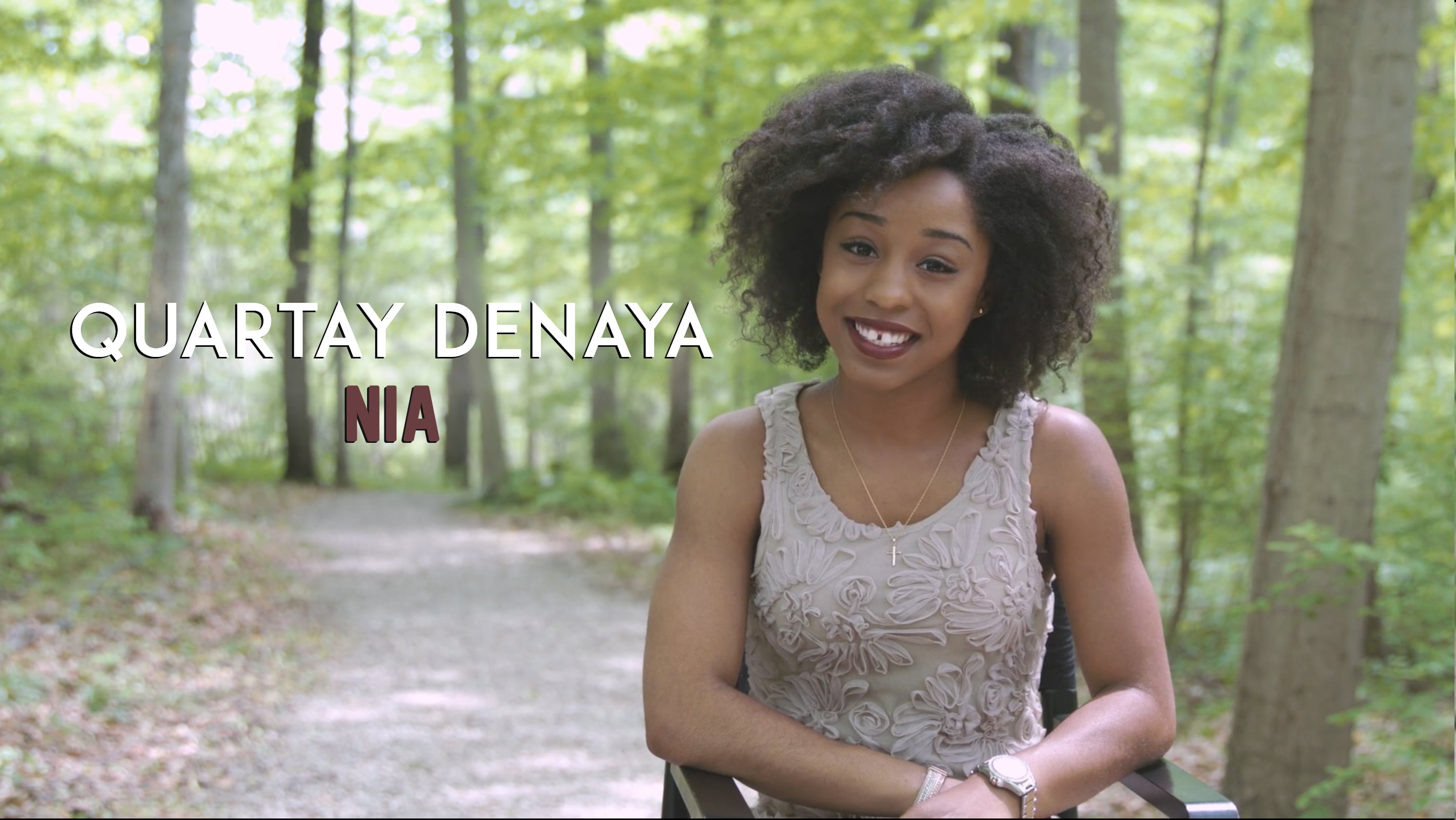 NIA KNIGHT BTS w/ Quartay Denaya