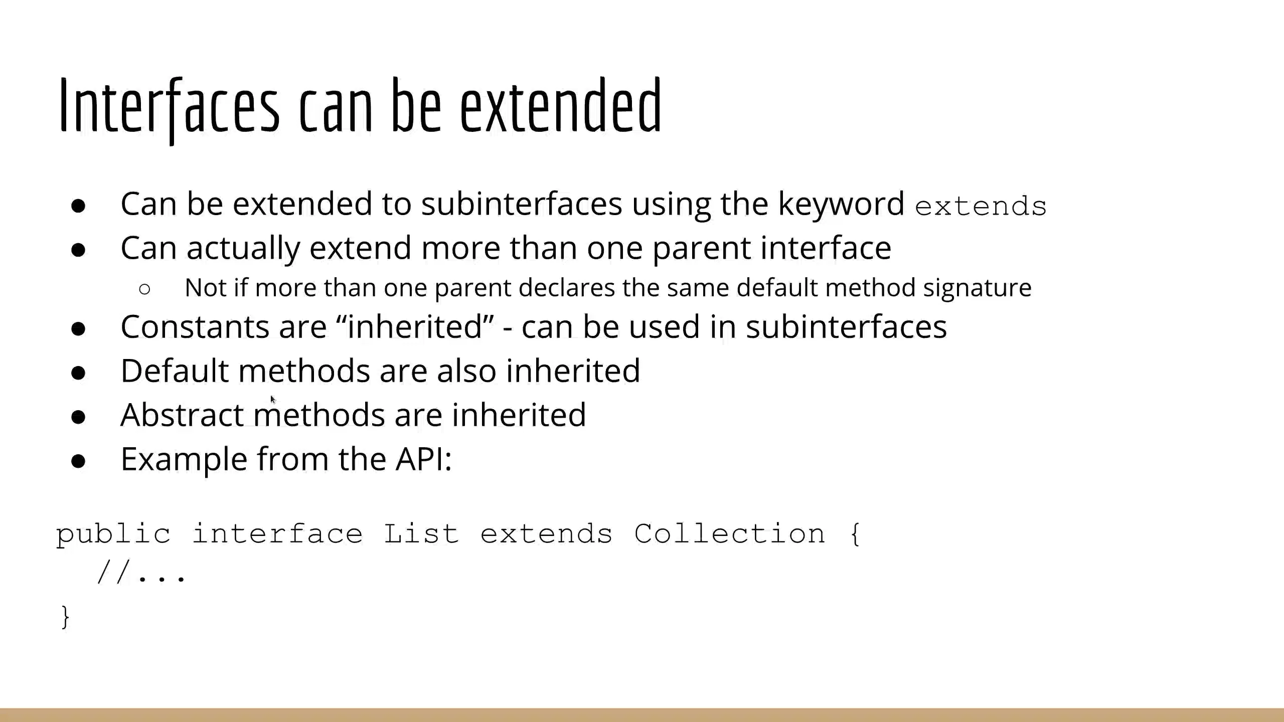 Extend Interfaces From Other Interfaces