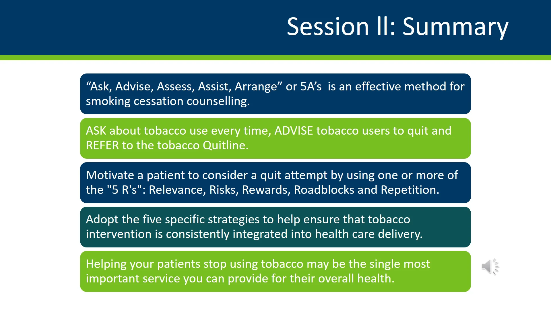 minnesota tobacco quitline use in 2023 Session III Coaching Patients to