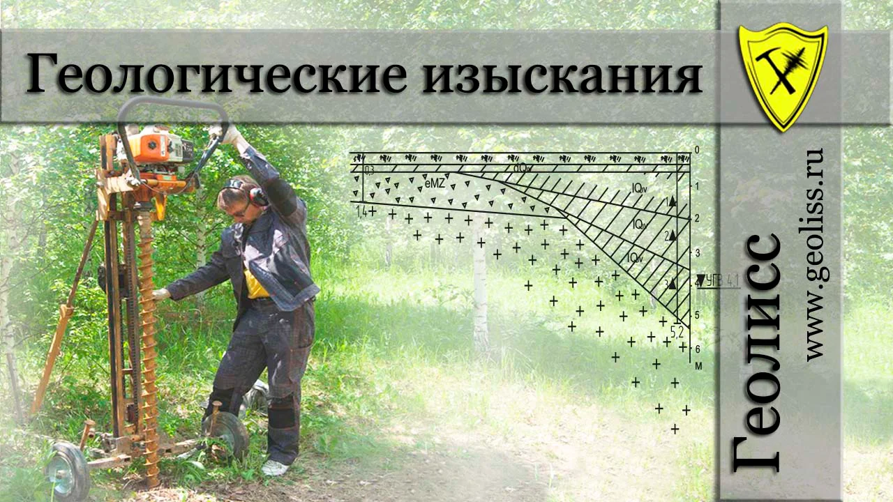 Геологические изыскания (геология участка под строительство)