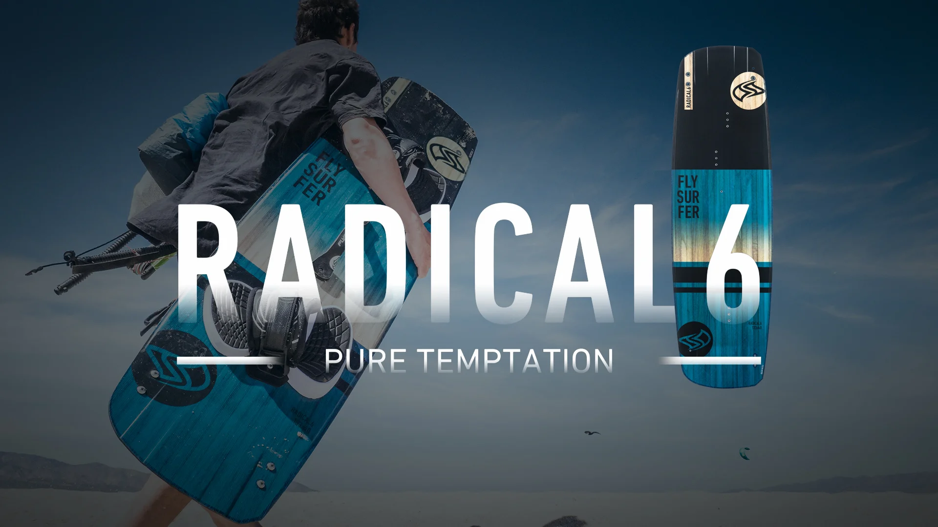 Flysurfer Radical 6 - 133 - Ex Demo – New Rock Surf