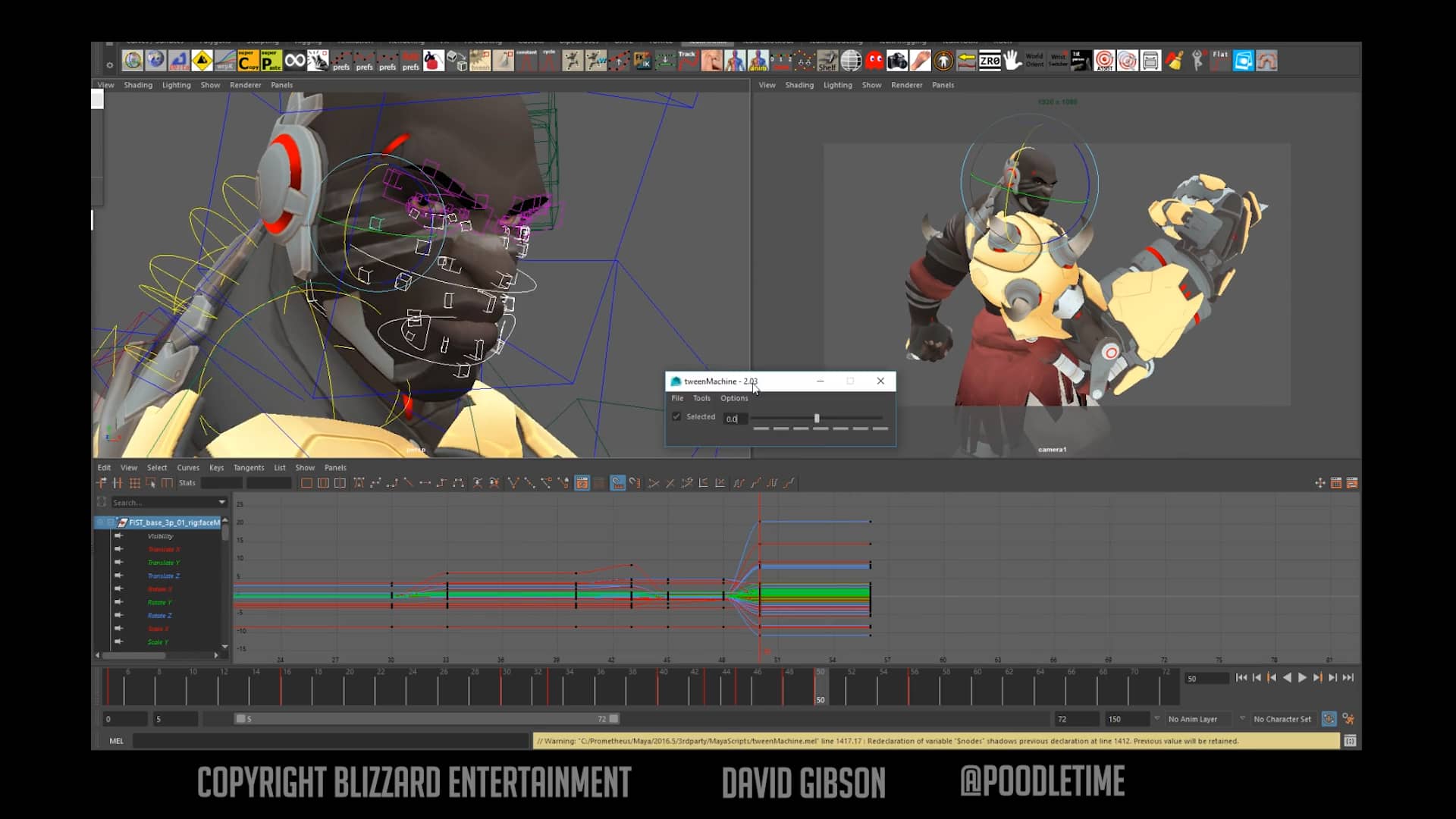 Animating Doomfist's Hero Select - David Gibson @Poodletime on Vimeo