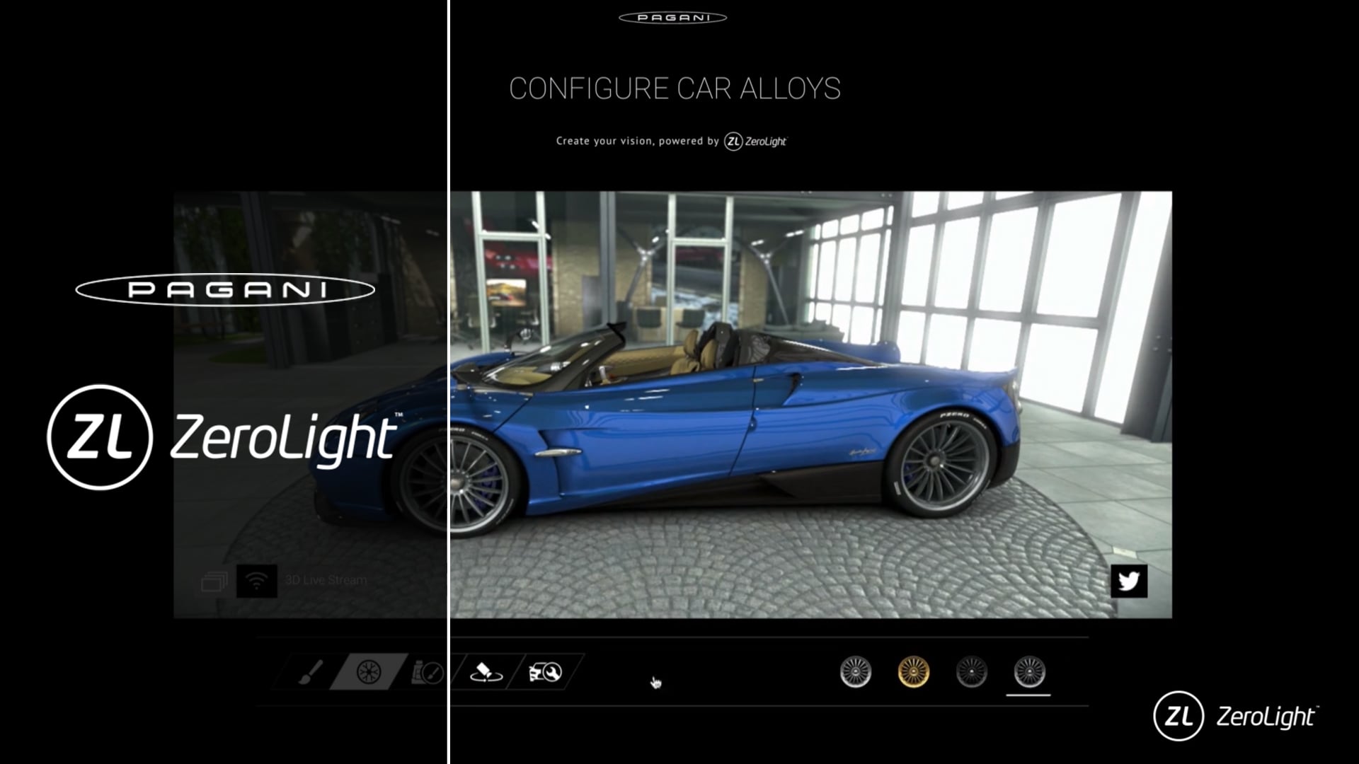 Pagani Huayra Roadster Online Launch Powered by ZeroLight