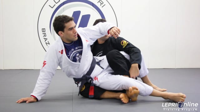 Spider Guard to One Leg X-Guard Sweep Doubleattack to Side Control or Back Take