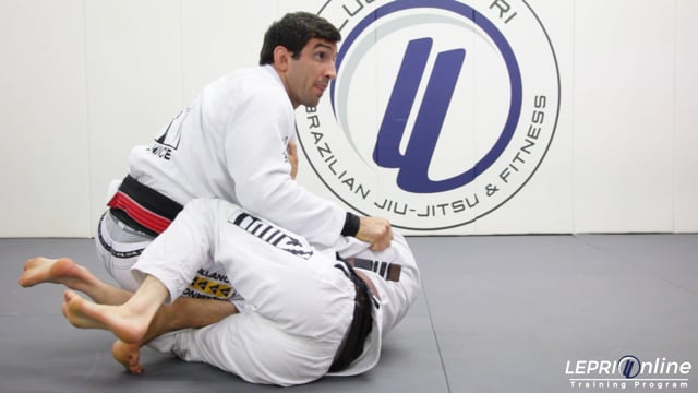 Guard Pull Fake to De la Riva Sweep Attempt to Reverse De La Riva Sweep to Side Control