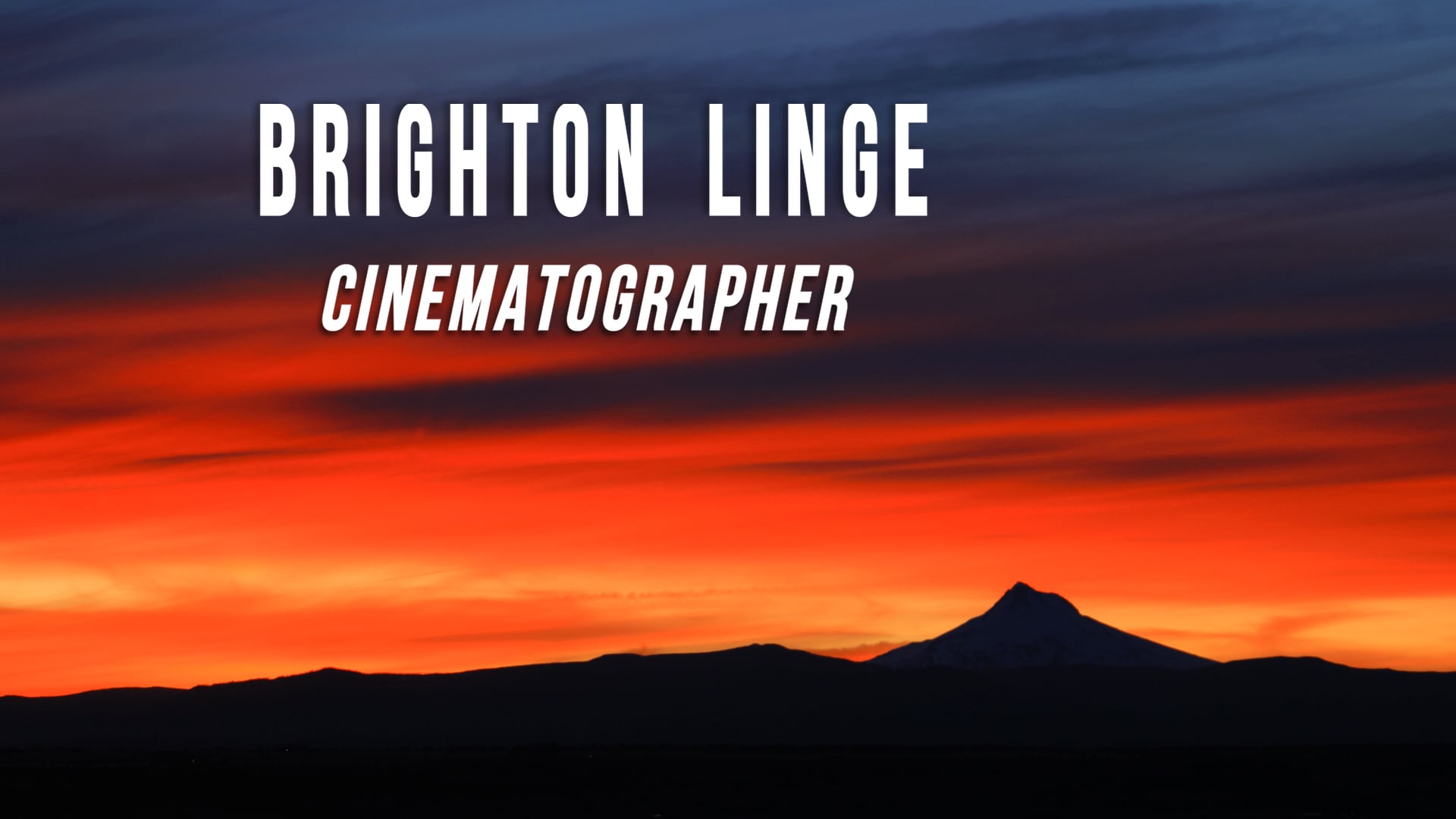 Brighton Linge Cinematography Reel 19