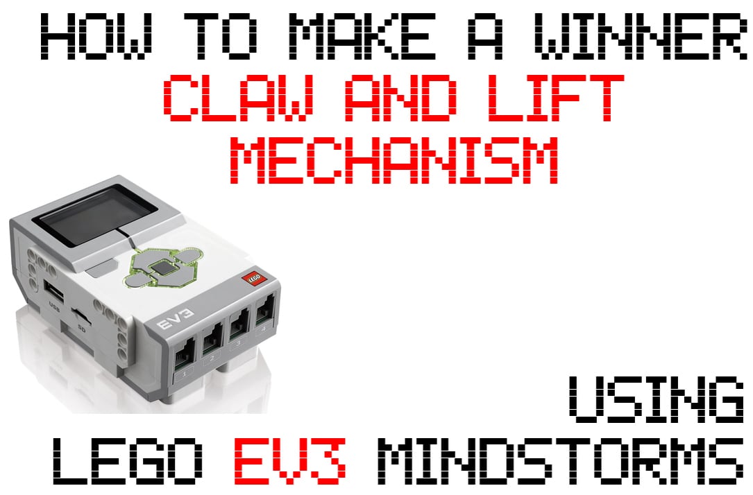 How To Make a winner Claw and Lift Mechanism using LEGO EV3 Mindstorms