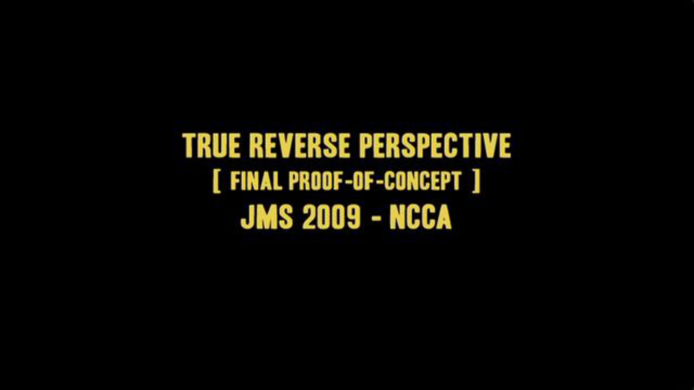 True Reverse Perspective