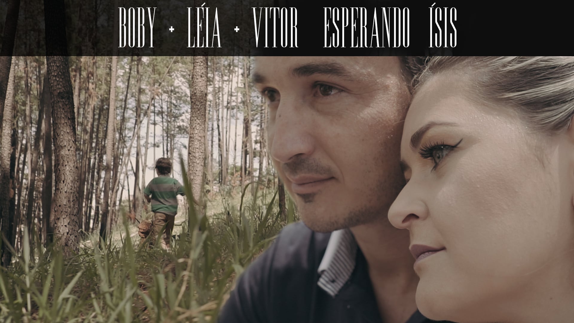 Boby + Leia + Vitor esperando Ísis