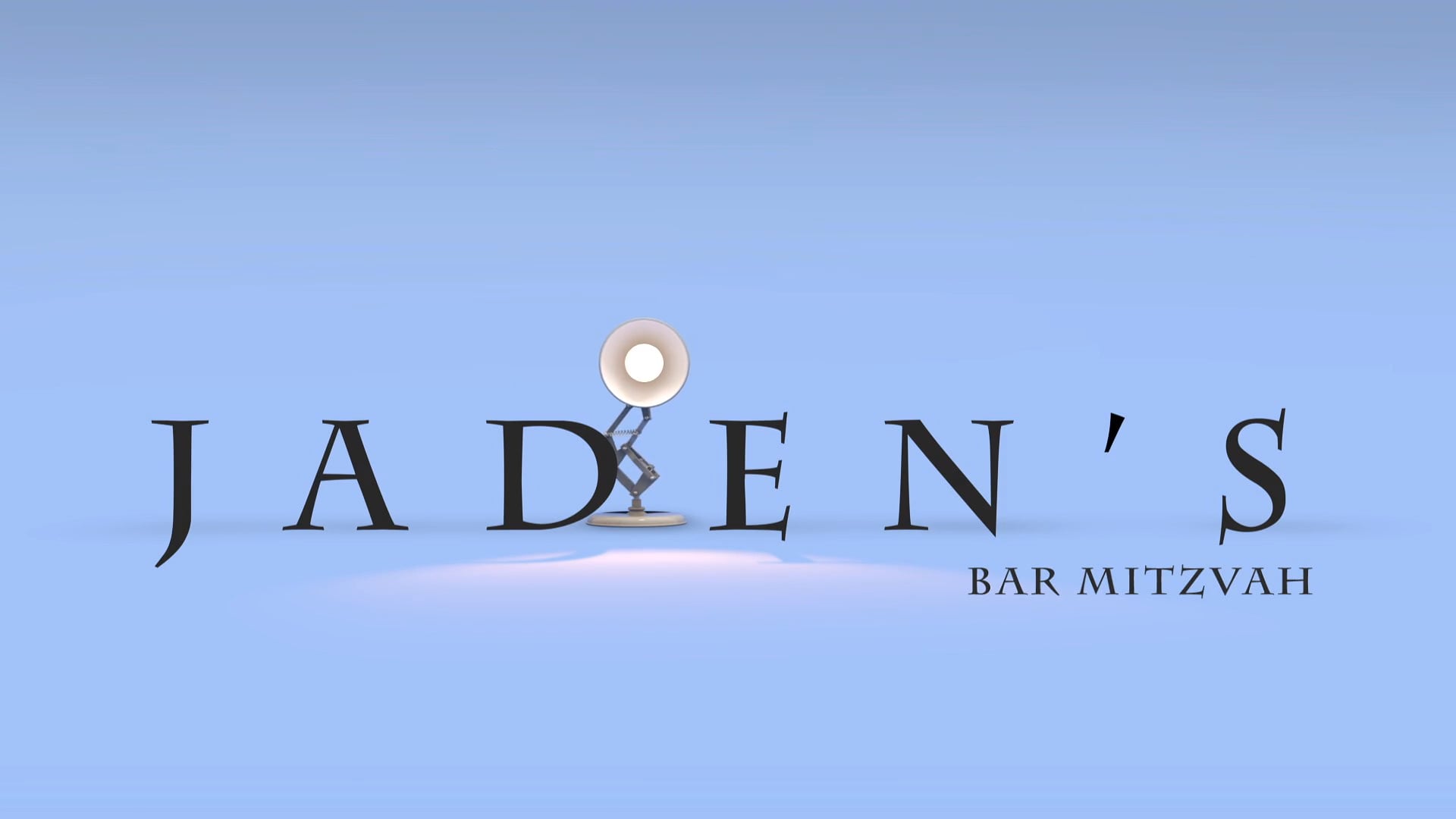 Jaden Bar Mitzvah Video Docu-Memory