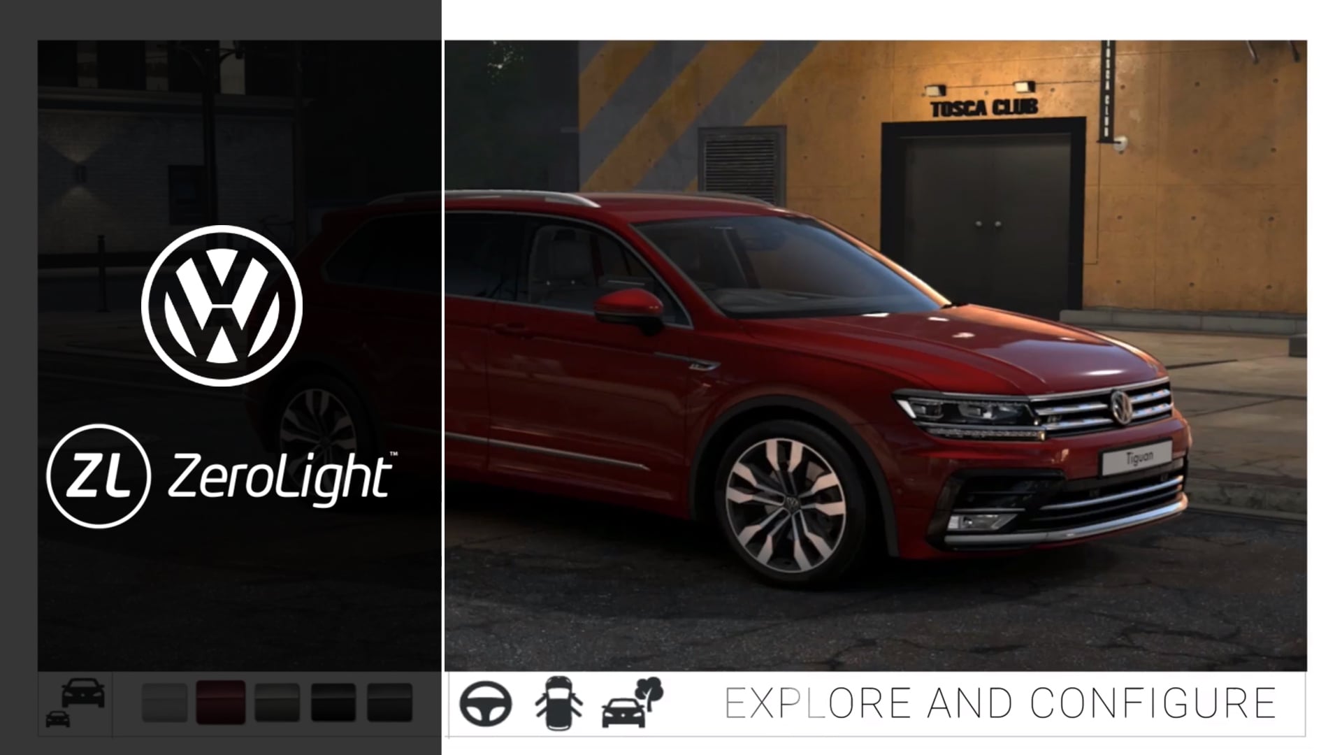 Volkswagen Tiguan 3D Online Configurator Powered by ZeroLight