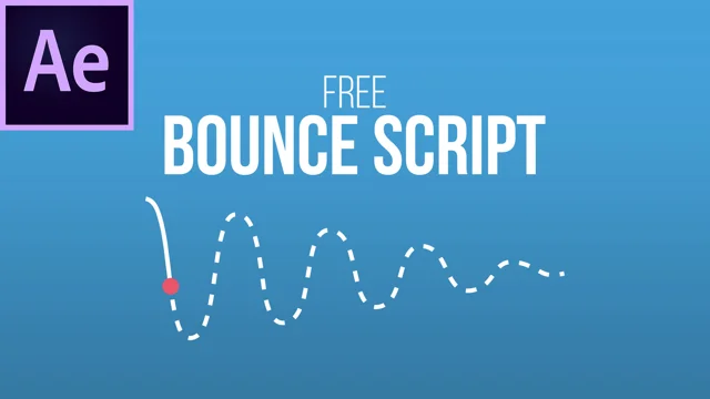 Freebie: Bounce Script with Easy Inertia in After Effects + Tutorial 