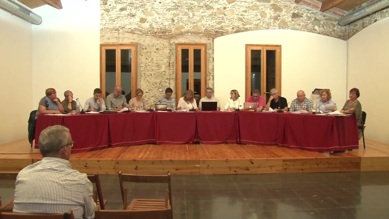 Ple municipal 31 de maig de 2018 - Punt 09