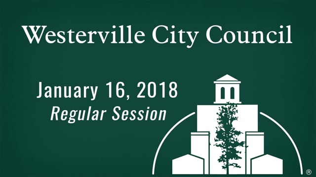 January 16, 2018 Westerville City Council meeting