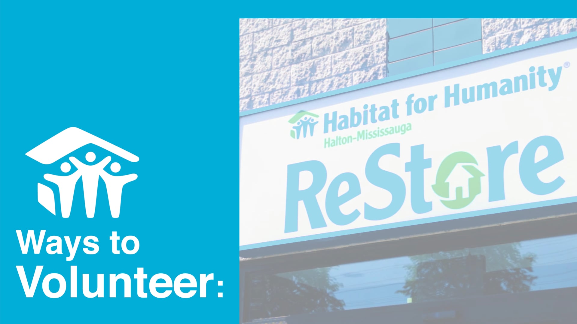 Ways to Volunteer - ReStore (Habitat for Humanity Halton-Mississauga)