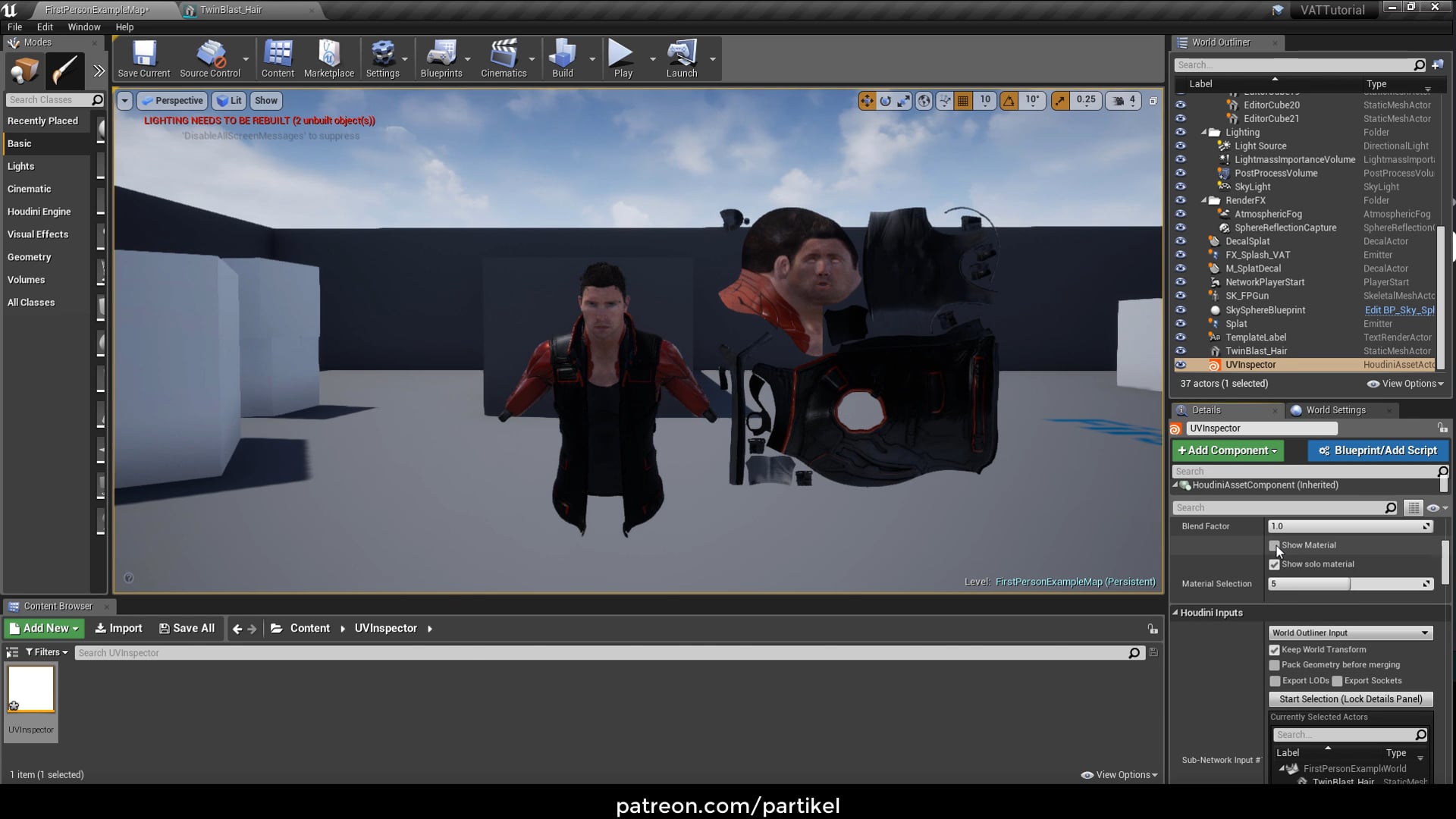 UV Inspector. A Houdini Engine Asset for Unreal Engine 4. on Vimeo