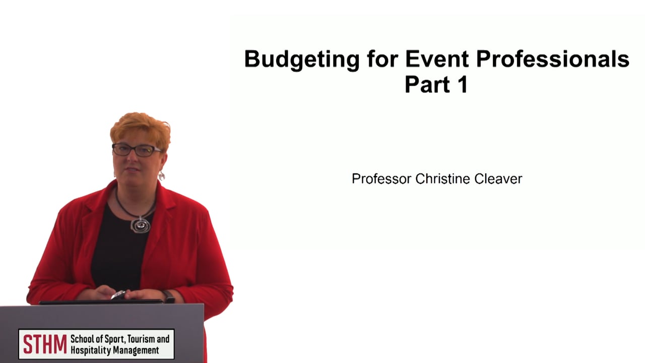 Budgeting for Event Professionals Part 1
