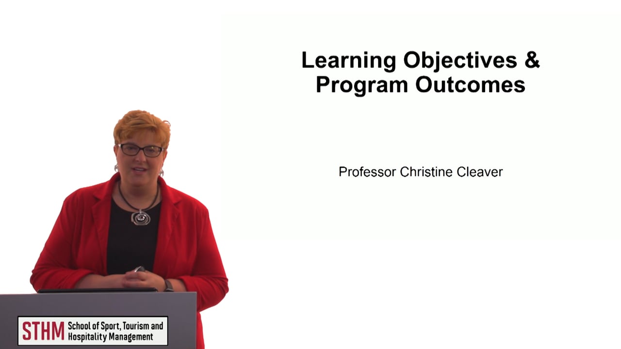 Learning Objectives & Program Outcomes