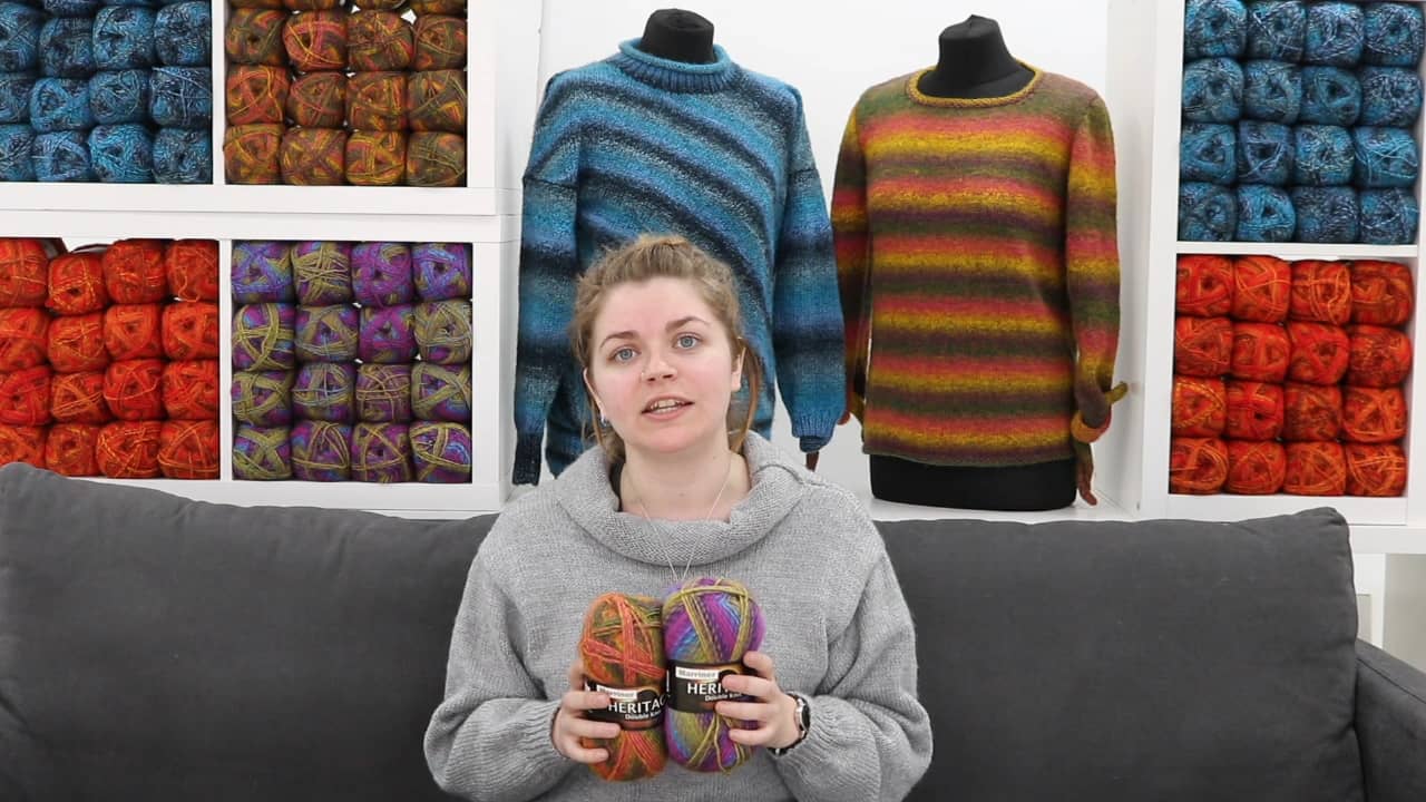 Marriner Yarns' Hermitage Double Knit yarn on Vimeo