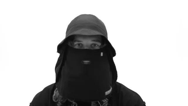 Airhole - Airhood Balaclava - Microfleece Mask - Heather Black