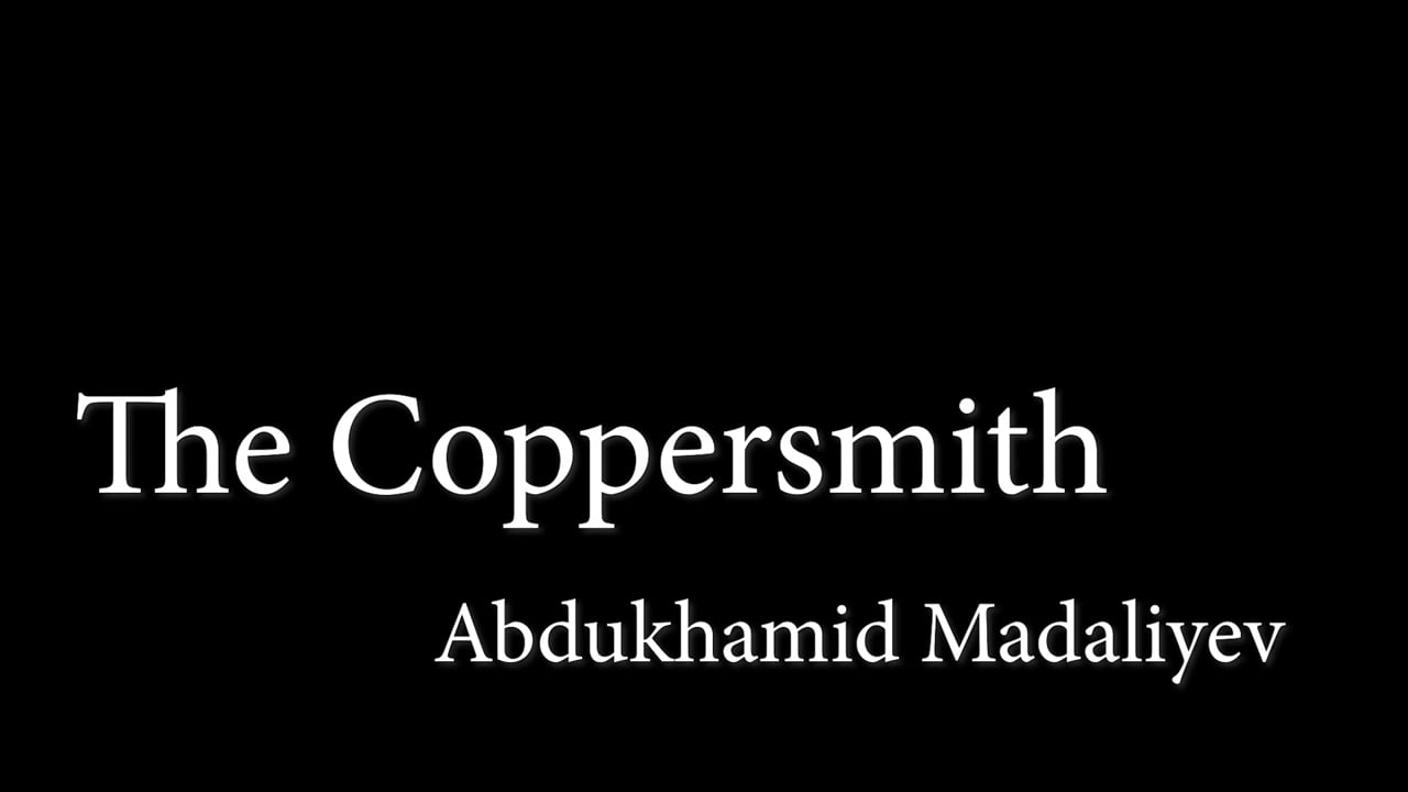 CGTN - MARGILAN, UZBEKISTAN - JUNE 2018 - THE COPPERSMITH