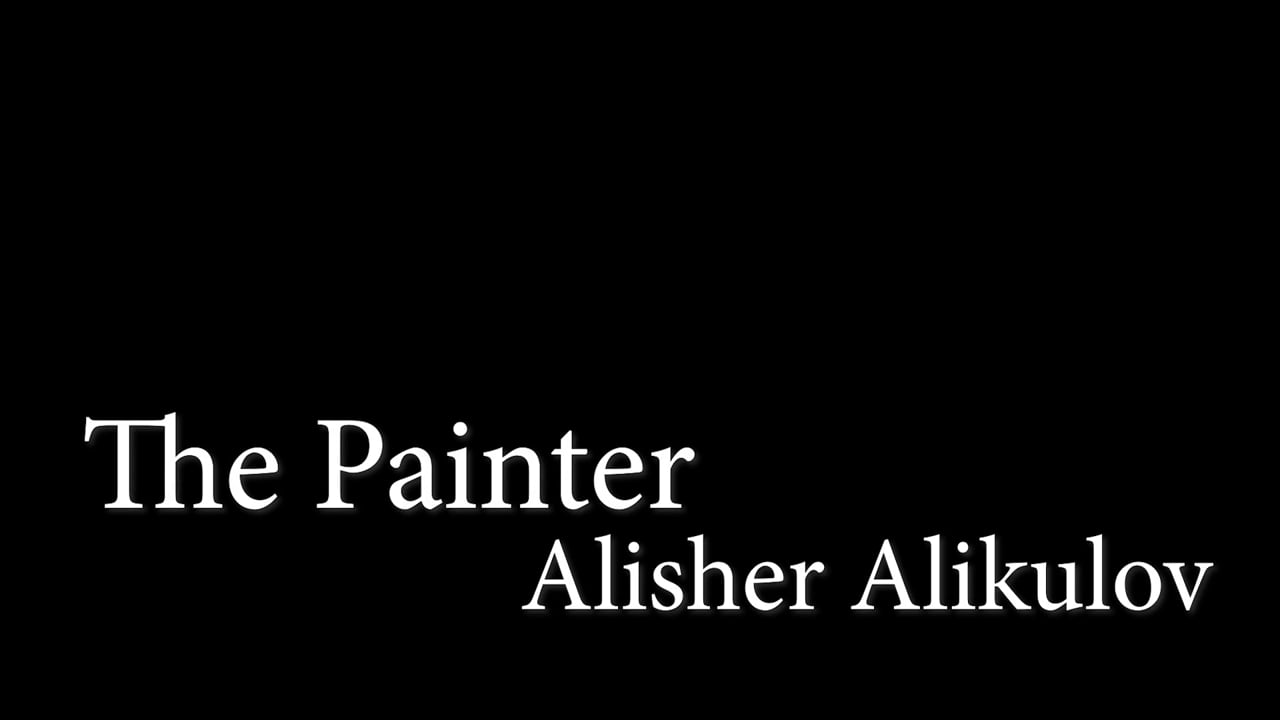 CGTN - TASHKENT, UZBEKISTAN - JUNE 2018 - THE PAINTER