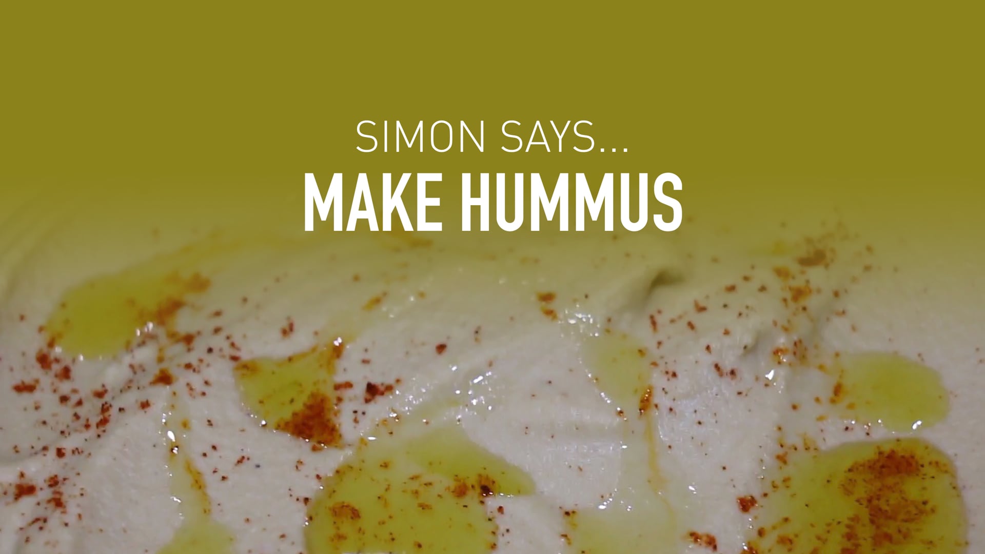 Simon Says... Make Hummus