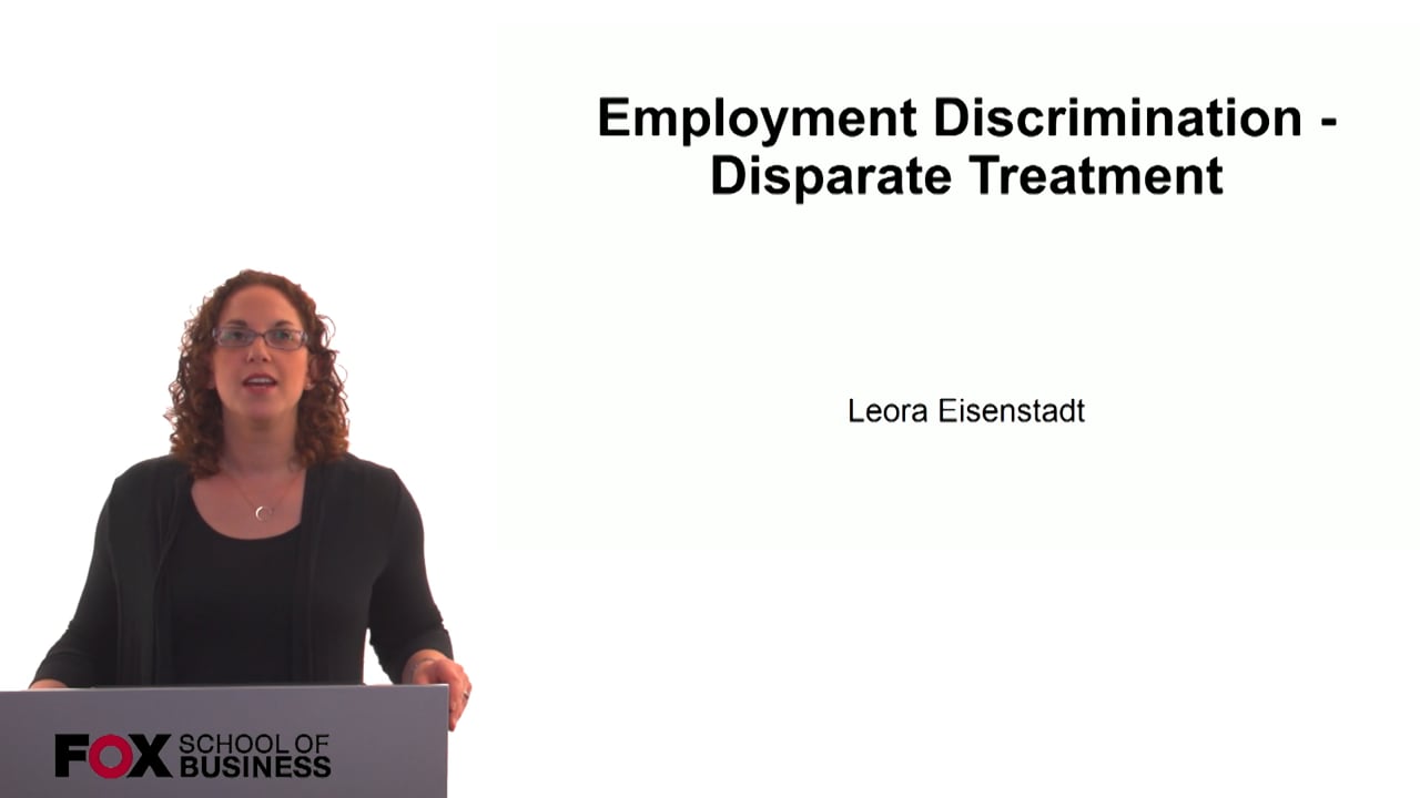 Login to view Employment Discrimination-Disparate Treatment