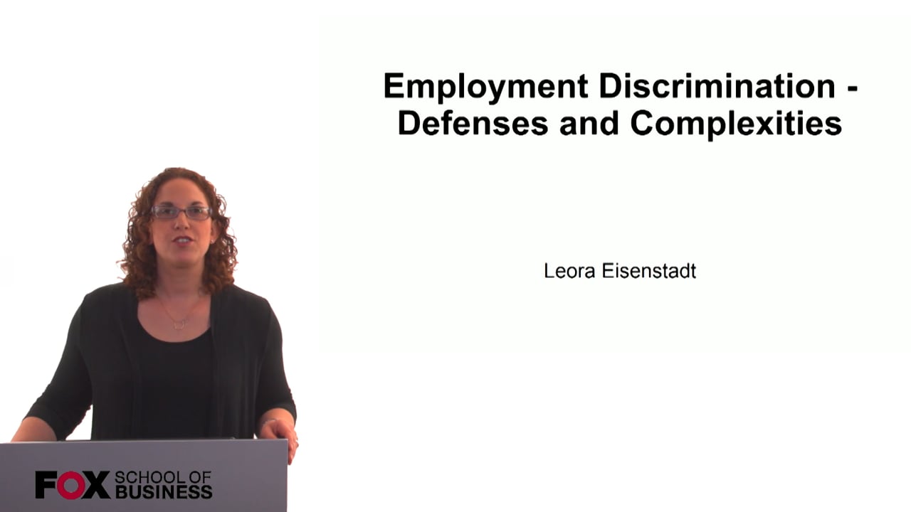 Login to view Employment Discrimination-Defenses and Complexities
