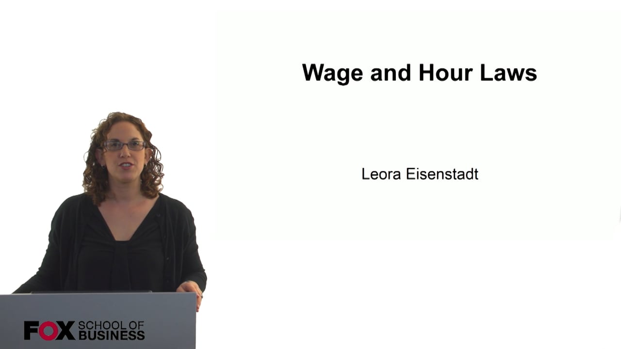 Wage and Hour Laws