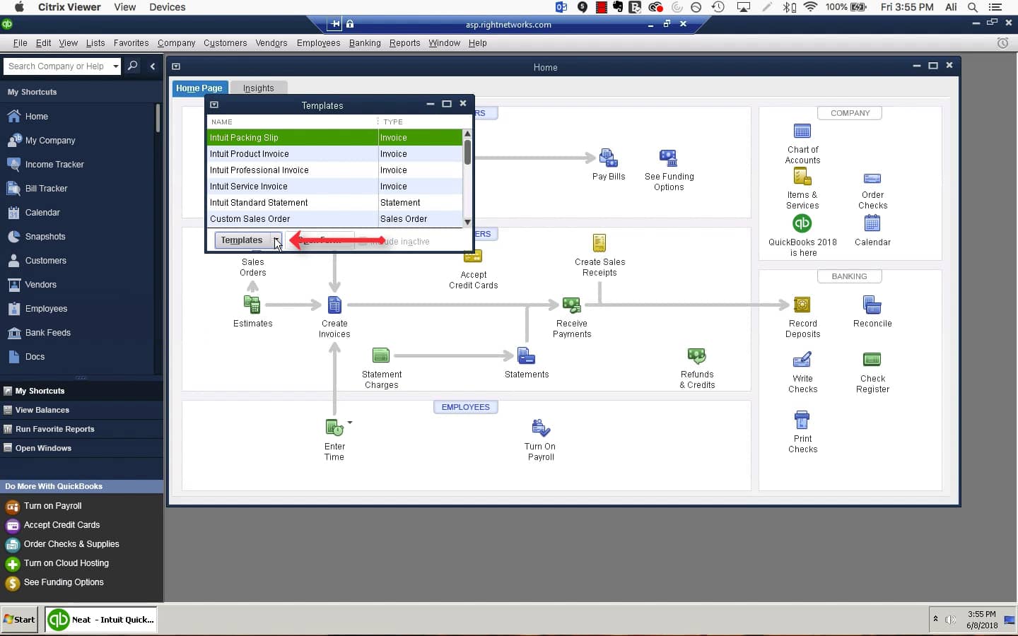 Importing Template Files Into QuickBooks On Vimeo
