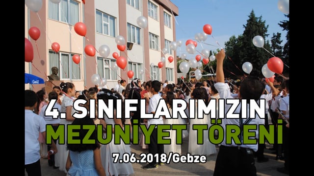 4.Sınıflarımızın Mezuniyet Töreni