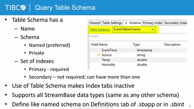 The Query Table and Query Operator,  part 2 of 3