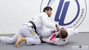 De La Riva Escape and Knee Cut Pass to North South