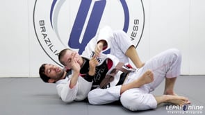 De La Riva Escape and Knee Cut Pass to Back Take