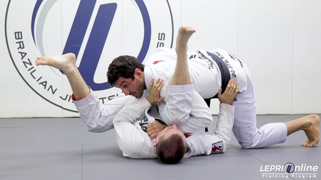 De La Riva Escape to Double Under Pass to Side Control