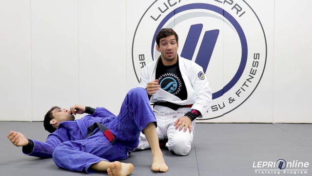 Deep De La Riva Sweep to Side Control