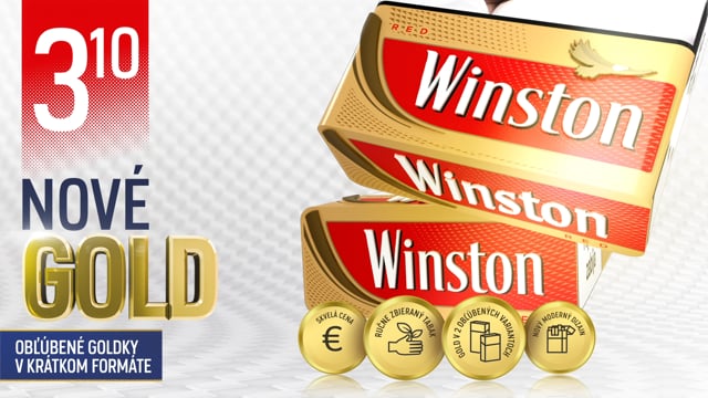 Odkaz na Winston Gold 3D